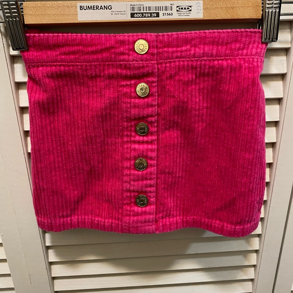 Isaac Mizrahi, bright pink, mini skirt, 4 years